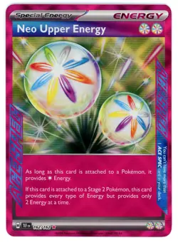 Pokemon TCG Neo Upper Energy 162/162 - Temporal Forces - Near Mint/Mint - Image 1