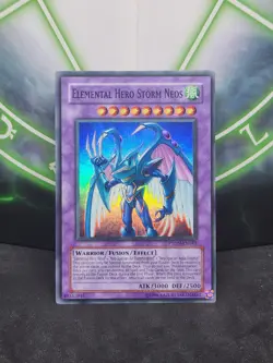 Yugioh Elemental Hero Storm Neos PTDN-EN043 Super Rare LP - Image 1