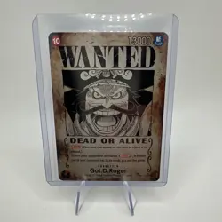ONE PIECE Card Game WANTED DEAD OR ALIVE Gol D Roger English - Image 1