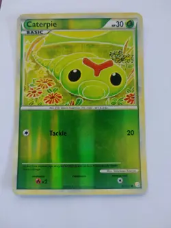 CATERPIE HeartGold & SoulSilver POKEMON Reverse Holo 2010 Trading Card 57/123 - Image 1