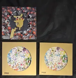 2 VINTAGE Pokemon Japanese Promo CD's NO CARDS INCLUDED Pikachu Records 1998 - Image 1