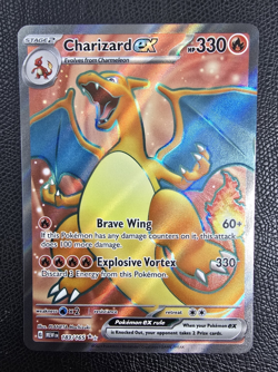 Charizard EX 183/165 - S&V 151 - Ultra Rare Full Art - Pokemon TCG Card NM/M - Image 1