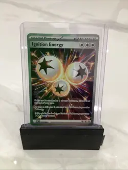 2025 Pokemon Ignition Energy Card #124/094 Full Art Secret Rare Mint Condition - Image 1