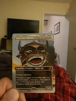Appa, The Vigilant - Borderless - Card in Hand - Image 1