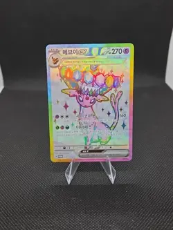 Espeon ex PROMO 142/SV-P exclusive Terastal Festival Pokemon Card Korean Exclusi - Image 1