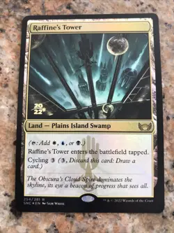 MTG Raffine's Tower Streets of New Capenna - PRERELEASE Promo Card - FOIL - Image 1