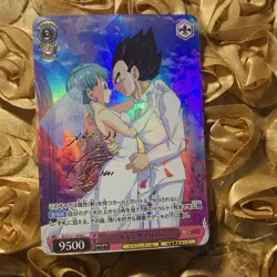 Bulma & Vegeta Dragon Ball Wedding Waifu Anime Holo Girl ACG Card Lovers - Image 1