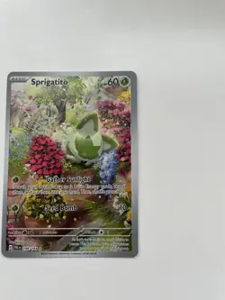 Pokemon TCG Sprigatito Scarlet & Violet Paldea Evolved Holo Card 196/193 NM - Image 2