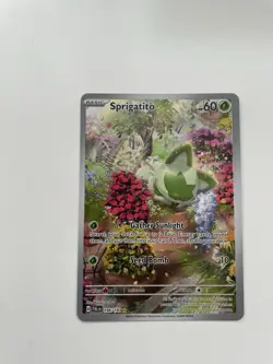 Pokemon TCG Sprigatito Scarlet & Violet Paldea Evolved Holo Card 196/193 NM - Image 3