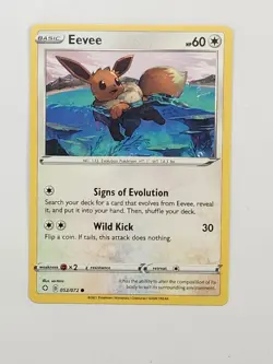 Eevee 052/072 Shining Fates Pokemon Card. - Image 1