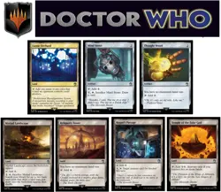 7x (1/ea) - Commander DOCTOR WHO Land & Artifact Lot - NM MTG - Image 1