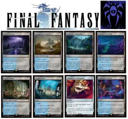 8x (1/ea) - DIMIR Commander Land & Artifact Lot - Final Fantasy - NM MTG - Image 1