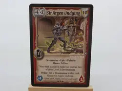 WARLORD Saga of the Storm CCG Deverenian Character Card SIR ARGEN UNDYING 02/78 - Image 1