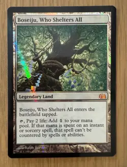 MTG Boseiju Who Shelters All From The Vault Realms Foil NM - Image 1