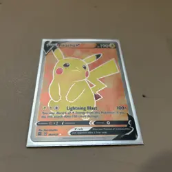 Pokemon Pikachu v TCG Full Art Card Sword & Shield: Brilliant Stars 157/172 - Image 2