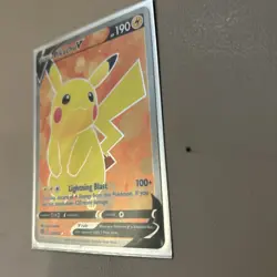 Pokemon Pikachu v TCG Full Art Card Sword & Shield: Brilliant Stars 157/172 - Image 3