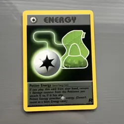 Potion Energy 82/82 Team Rocket Uncommon Energy Pokemon Card WOTC NM Vintage - Image 1