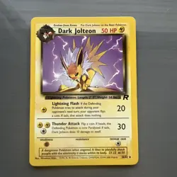 Dark Jolteon Team Rocket Set 38/82 Pokemon Card WOTC - Image 1