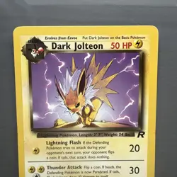 Dark Jolteon Team Rocket Set 38/82 Pokemon Card WOTC - Image 2