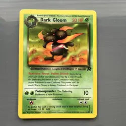 Dark Gloom 36/82 Team Rocket Set Uncommon Pokemon Card WOTC NM Vintage - Image 1