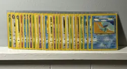 Pokemon Neo Genesis Card Lot Unlimited Non-Holo 25 Cards WOTC Vintage - Image 1