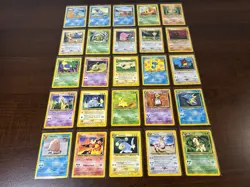 Pokemon Neo Genesis Card Lot Unlimited Non-Holo 25 Cards WOTC Vintage - Image 2