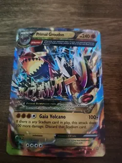 Primal Groudon EX Holo Rare Card OMEGA 86/160 XY Primal Clash - Image 3