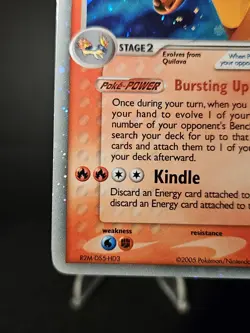 Typhlosion EX 110/115 Holo Rare EX Unseen Forces Pokemon Card MP/LP - Image 4