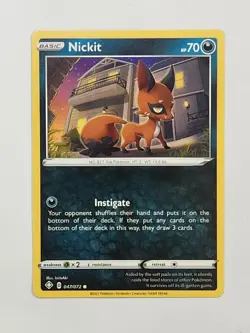 Nickit 047/072 Shining Fates Pokemon Card. - Image 1