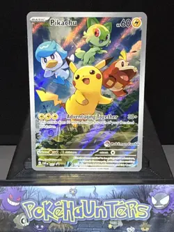 Pokemon Card Pikachu SVP 027 Scarlet & Violet Black Star Promos Near Mint - Image 1