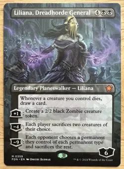 Liliana, Dreadhorde General (Borderless) Foundations Regular - Image 1