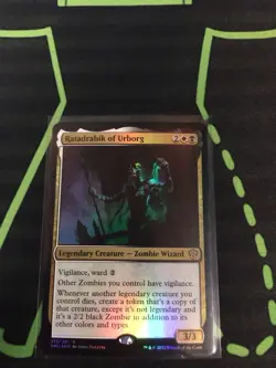MTG Magic The Gathering Ratadrabik Of Urborg Foil Zombie Commander - Image 1