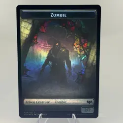 Zombie (008) Treasure (010) Double-Sided Token - Innistrad: Crimson Vow Foil - Image 1