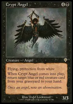 1 x Crypt Angel - Invasion - Light Play - MTG - Image 1
