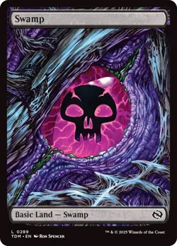 Swamp Full Art Tarkir: Dragonstorm NM MTG - Image 1