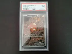 PSA 9 2024 Pokemon Surging Sparks Stunfisk Illustration Rare #202 - Image 1
