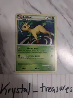 Pokemon TCG Card NM Leafeon 13/95 Holo Rare Holo NM Call of Legends - Image 1
