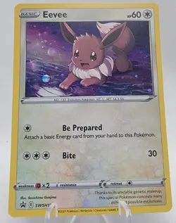 Pokemon TCG - Eevee SWSH127 - Black Star Promo - Cosmos Holo Rare - NM/M - Image 1