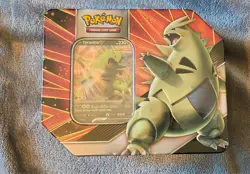 Pokemon TCG V Strikers Tin TYRANITAR V Full Plastic Seal NEW - Image 2