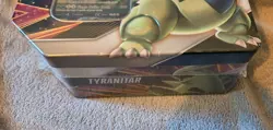 Pokemon TCG V Strikers Tin TYRANITAR V Full Plastic Seal NEW - Image 3