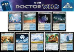 9x (1/ea) - AZORIUS Land & Artifact Commander Lot - Doctor Who - NM MTG - Image 1