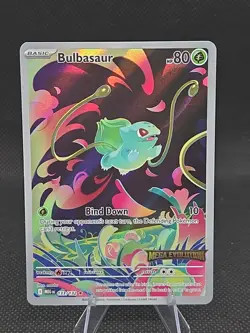 Bulbasaur 133/132 Pokemon Mega Evolution Stamped Promo - Image 1