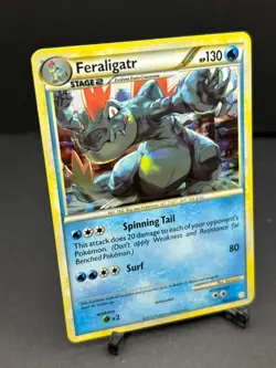 Feraligatr (Cracked Ice Holo 020/123 Deck Exclusives Holo Rare Pokemon HP - Image 1