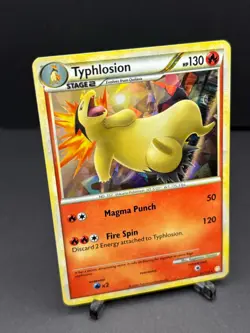 Typhlosion (Cracked Ice Holo 32/123 Deck Exclusives Holo Rare Pokemon DMG - Image 1