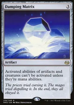 MTG Magic the Gathering Damping Matrix (218/270) Modern Masters 2017 LP - Image 1