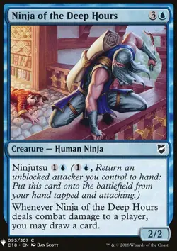 MTG Magic the Gathering Ninja of the Deep Hours (446/1703) Mystery Booster NM - Image 1