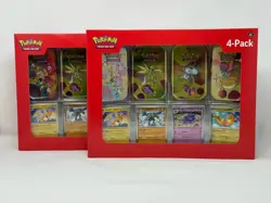 Pokemon TCG Scarlet & Violet 151 Mini Tin 4-Pack Lot 2 Sam’s Club Sealed - Image 1