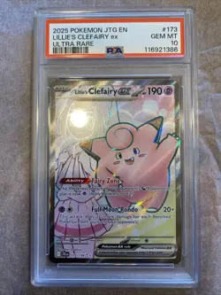 PSA 10 Lillie's Clefairy ex 173/159 - Pokemon Journey Together - Image 1