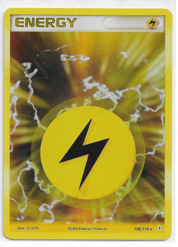 POKEMON LIGHTNING ENERGY HOLON PHANTOMS 108/110 REVERSE HOLO (LP) - Image 1