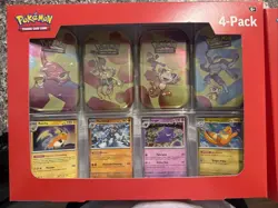 Pokemon TCG Scarlet and Violet 151 Mini Tin Sealed 4-pack - Image 1